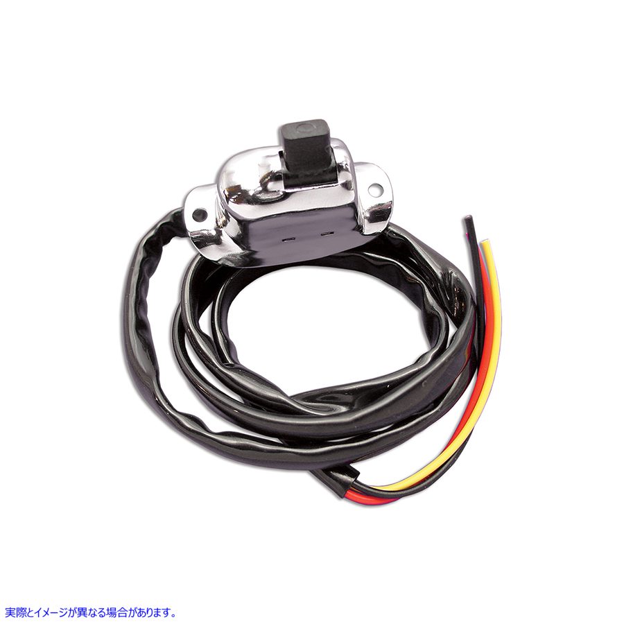 32-8085 ワイヤー付き2ポジションハンドルバーディマースイッチ 取寄せ Vツイン Two Position Handlebar Dimmer Switch With Wir