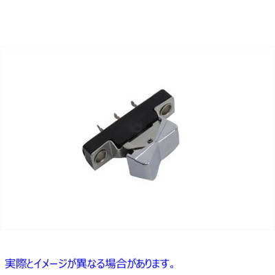 32-9062 ハンドルバーロッカースイッチプレーンクローム Handlebar Rocker Switch Plain Chrome 取寄せ Vツイン (検索用／