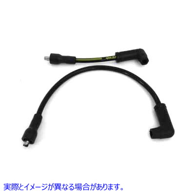 32-9106 アクセルブラック 8.8mm スパークプラグワイヤーセット 取寄せ Vツイン Accel Black 8.8mm Spark Plug Wire Set (検索用