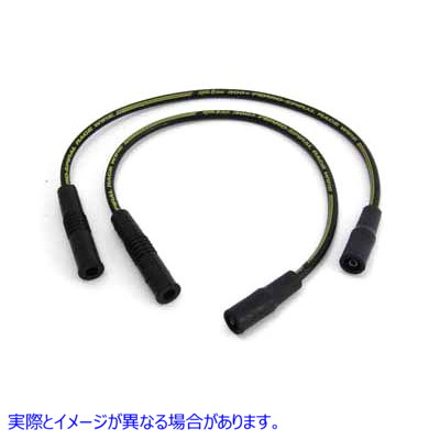 32-9110 【廃番】 アクセルブラック 8.8mm スパークプラグワイヤーセット 取寄せ Vツイン Accel Black 8.8mm Spark Plug Wire Se