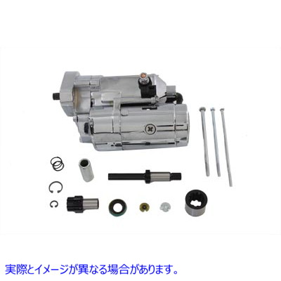 32-9202 クローム スターターキット 2.4kW シャフト付き 取寄せ Vツイン Chrome Starter Kit 2.4kW with Shaft (検索用／