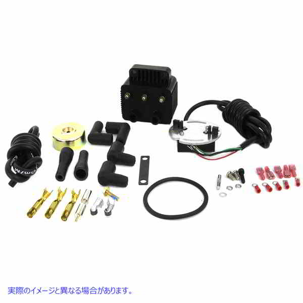 32-9503 V-Fire シングルファイア点火キット 直径 8.5mm コイル付き 取寄せ Vツイン V-Fire Single Fire Ignition Kit with 8.5m