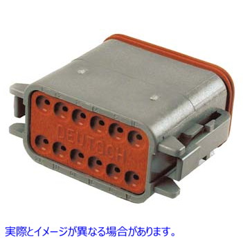 32-9614 ドイツ製密閉型 12 線コネクタ コンポーネント 取寄せ Vツイン Deutsch Sealed 12 Wire Connector Component (検索用／7