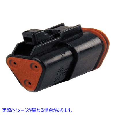 32-9619 ドイツ製密閉型 3 線コネクタ コンポーネント 取寄せ Vツイン Deutsch Sealed 3 Wire Connector Component (検索用／721