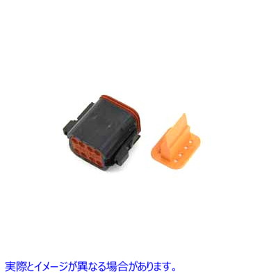 32-9625 ドイツ製密閉型 8 線コネクタ コンポーネント 取寄せ Vツイン Deutsch Sealed 8 Wire Connector Component (検索用／721