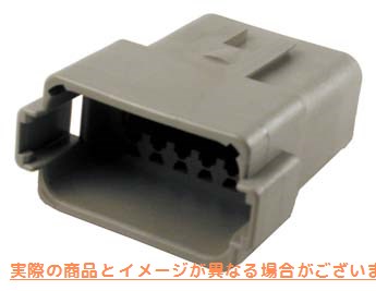 32-9626 ドイツ製密閉型 12 線コネクタ コンポーネント 取寄せ Vツイン Deutsch Sealed 12 Wire Connector Component (検索用／7