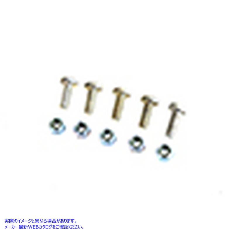 3268-10 亜鉛フロントブレーキディスクボルトキット 取寄せ Vツイン Zinc Front Brake Disc Bolt Kit (検索用／3655 Colony