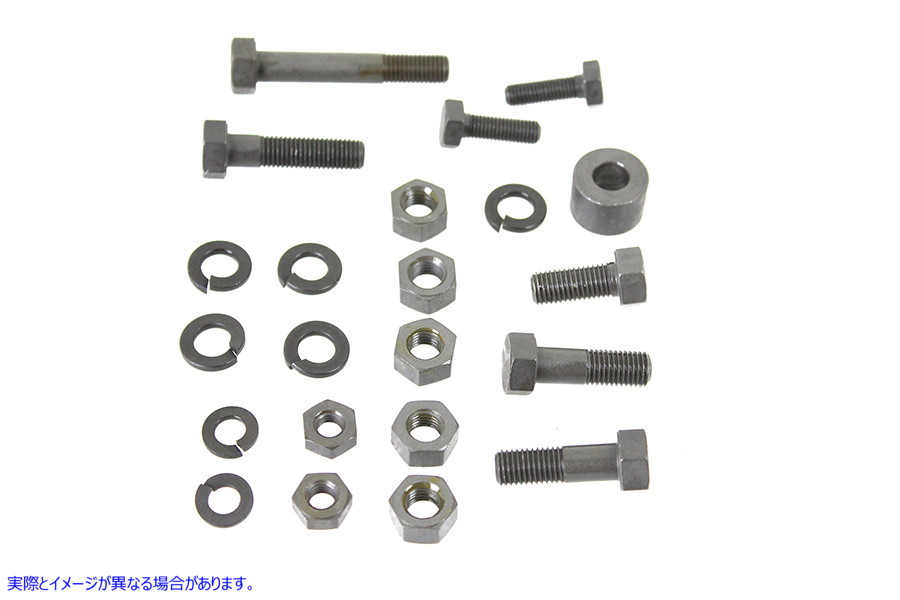 3279-22 エキゾーストシステム取付ボルトキット パーカーライズド 取寄せ Vツイン Exhaust System Mounting Bolt Kit Parkerized