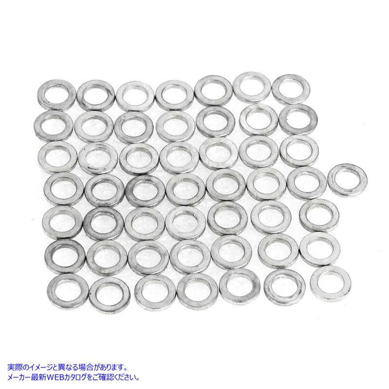 3284-50 亜鉛メッキ平ワッシャー内径1/4インチ 取寄せ Vツイン Zinc Plated Flat Washer 1/4 inch inner Diameter (検索用／6099