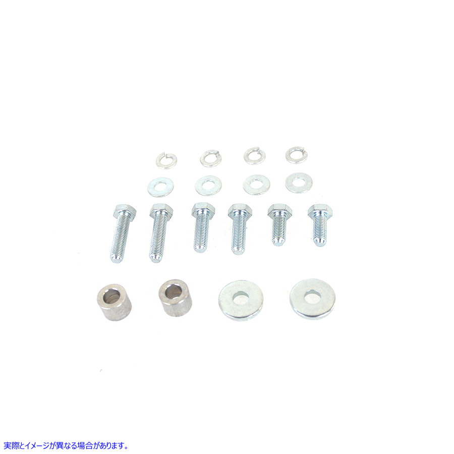 3297-18 スポットランプ取り付けキット 亜鉛メッキ 取寄せ Vツイン Spotlamp Mounting kit Zinc Plated (検索用／58102-49 Colon