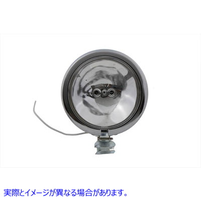 33-0010 クロム スポットランプ アセンブリ クリア 取寄せ Vツイン Chrome Spotlamp Assembly Clear (検索用／68652-64B