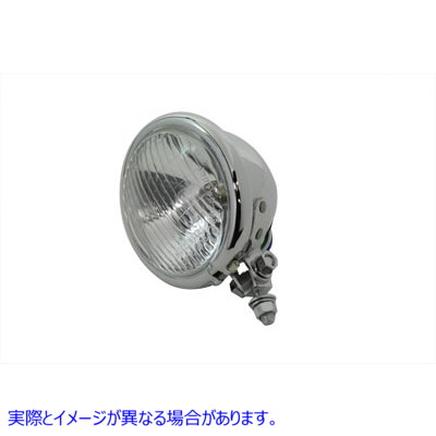 33-0012 4-1/2 インチ カスタム スポットランプ ラウンド 取寄せ Vツイン 4-1/2 inch Custom Spotlamp Round (検索用／