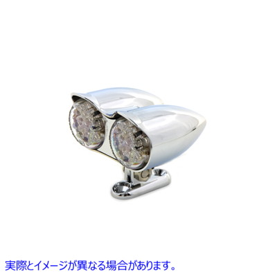 33-0060 ユニバーサルデュアル LED アンバーマーカーランプ 取寄せ Vツイン Universal Dual LED Amber Marker Lamp (検索用／