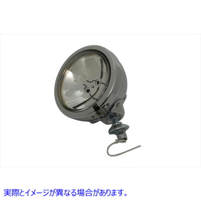 33-0095 レプリカ クローム ガイド スポットランプ セット 12 ボルト 取寄せ Vツイン Replica Chrome Guide Spotlamp Set 12 Vol