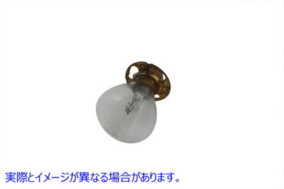 33-0154 レプリカ 6 ボルト ヘッドランプ電球 取寄せ Vツイン Replica 6 Volt Headlamp Bulb (検索用／67750-35