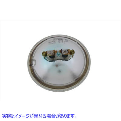33-0160 クリア 4-1/2 インチ 6 ボルト シールド ビーム スポットランプ電球セット 取寄せ Vツイン Clear 4-1/2 inch 6 Volt Sea