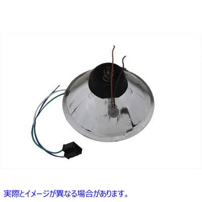 33-0206 7インチファセットヘッドランプユニット 取寄せ Vツイン 7 inch Faceted Headlamp Unit (検索用／