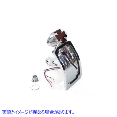 33-0215 マルタクロームLEDテールランプキット 取寄せ Vツイン Maltese Chrome LED Tail Lamp Kit (検索用／