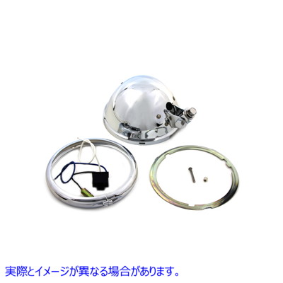 33-0229 5-3/4 インチ ベイツ スタイル ヘッドランプ シェル 取寄せ Vツイン 5-3/4 inch Bates Style Headlamp Shell (検索用／