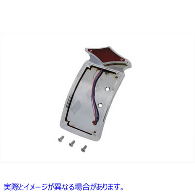 33-0234 テールランプとナンバープレートのセット ダイヤモンドスタイル 取寄せ Vツイン Tail Lamp and License Plate Set Diamo