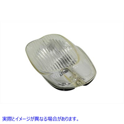 33-0253 テールランプレンズ レイダウンスタイル クリア 取寄せ Vツイン Tail Lamp Lens Laydown Style Clear (検索用／