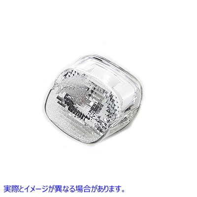 33-0255 テールランプレンズ レイダウンスタイル クリア 取寄せ Vツイン Tail Lamp Lens Laydown Style Clear (検索用／