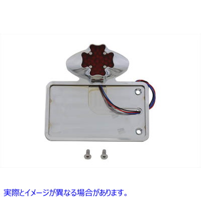 33-0263 テールランプとナンバープレートアセンブリ マルタスタイル 取寄せ Vツイン Tail Lamp and License Plate Assembly Malt