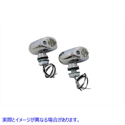 33-0277 LEDクリアマーカーランプセット センターマウント 取寄せ Vツイン LED Clear Marker Lamp Set Center Mount (検索用／