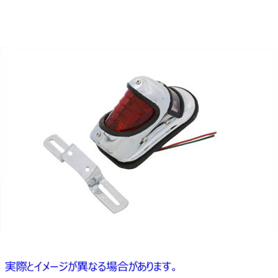 33-0304 クローム蜂の巣スタイルテールランプ 取寄せ Vツイン Chrome Beehive Style Tail Lamp (検索用／68002-39