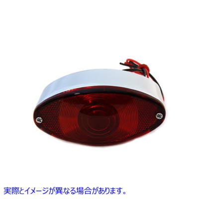 33-0306 クロームテールランプキャットアイスタイル 取寄せ Vツイン Chrome Tail Lamp Cateye Style (検索用／