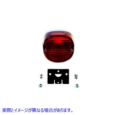 33-0336 【廃番】 クロームデコレイダウンテールランプAssy 取寄せ Vツイン Chrome Deco Lay Down Tail Lamp Assembly (検索用／