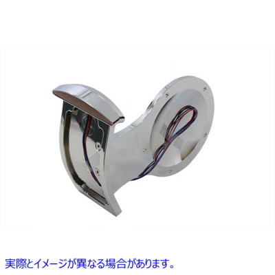 33-0360 クロームスライス LED テールランプ ライセンス プレート アセンブリ 取寄せ Vツイン Chrome Slice LED Tail Lamp Licen