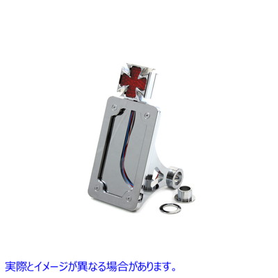33-0361 クロームビレットサイドマウントテールランプキット 取寄せ Vツイン Chrome Billet Side Mount Tail Lamp Kit (検索用／