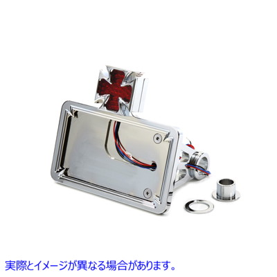33-0362 クロームビレット水平テールランプキット 取寄せ Vツイン Chrome Billet Horizontal Tail Lamp Kit (検索用／