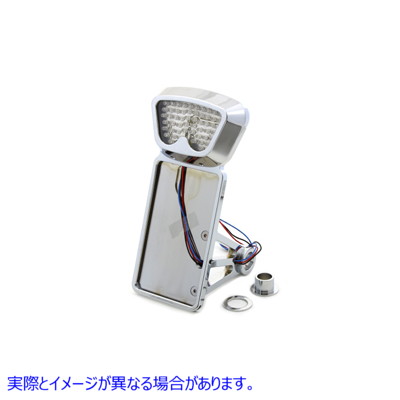 33-0394 クロームバーチカルノイドスタイルテールランプキット 取寄せ Vツイン Chrome Vertical Noid Style Tail Lamp Kit (検索