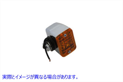 33-0420 クローム ミニ ツアー マーカー ランプ アンバー レンズ 取寄せ Vツイン Chrome Mini Tour Marker Lamp Amber Lens (検