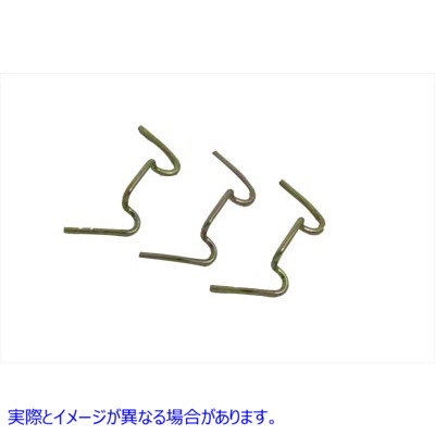 33-0536 ティアドロップ ヘッドランプ レンズ リテーナ クリップ セット 取寄せ Vツイン Teardrop Headlamp Lens Retainer Clip