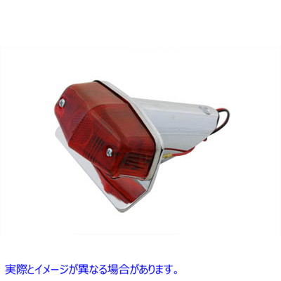 33-0617 クローム スポーツ テール ランプ アセンブリ ルーカス スタイル 取寄せ Vツイン Chrome Sport Tail Lamp Assembly Luca