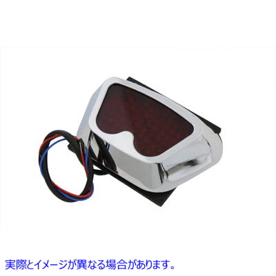33-0624 ワイアットガトリング LED テールランプ ナンバープレート用 取寄せ Vツイン Wyatt Gatling LED Tail Lamp For License