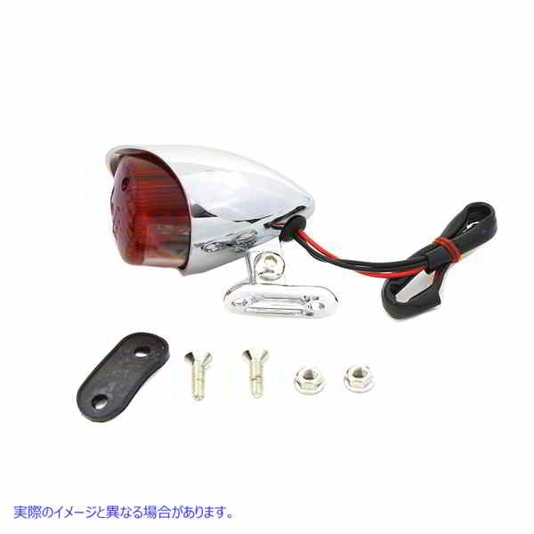 33-0676 ミニラウンド 12 ボルト ブレーキとテールランプ 取寄せ Vツイン Mini Round 12 Volt Brake and Tail Lamp (検索用／