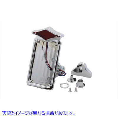 33-0726 ダイヤモンド LED 縦型テールランプ 取寄せ Vツイン Diamond LED Vertical Style Tail Lamp (検索用／