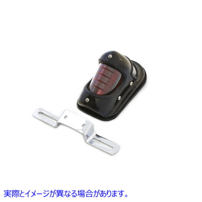 33-0740 レプリカブラック蜂の巣スタイルテールランプ 取寄せ Vツイン Replica Black Beehive Style Tail Lamp (検索用／