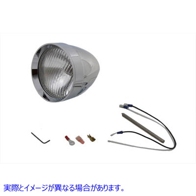 33-0776 4-1/2 インチ ビレット スポットランプ 電球付き 取寄せ Vツイン 4-1/2 inch Billet Spotlamp with Bulb (検索用／