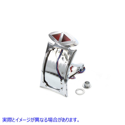 33-0792 スパイクスタイルカーブテールランプキット 取寄せ Vツイン Spike Style Curved Tail Lamp Kit (検索用／