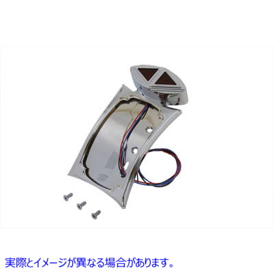 33-0800 テールランプとナンバープレートのセット スパイクスタイル 取寄せ Vツイン Tail Lamp and License Plate Set Spike Sty
