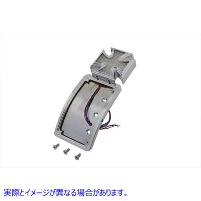 33-0801 テールランプとナンバープレートのセット バロンスタイル 取寄せ Vツイン Tail Lamp and License Plate Set Baron Style