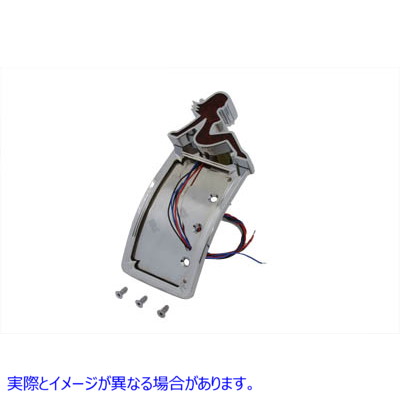 33-0802 テールランプとナンバープレートのセット Lady Style 取寄せ Vツイン Tail Lamp and License Plate Set Lady Style (検