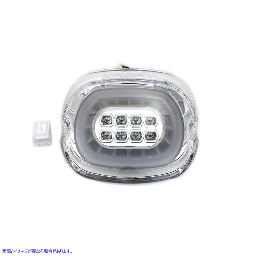 33-0831 レイダウンLEDテールランプ クリア 取寄せ Vツイン Lay Down LED Tail Lamp Clear (検索用／67800357