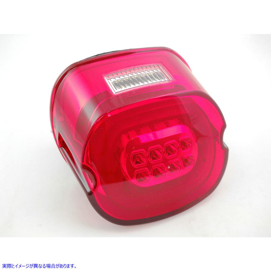 33-0832 【廃番】 レイダウンLEDテールランプ レッド 取寄せ Vツイン Lay Down LED Tail Lamp Red (検索用／67800357