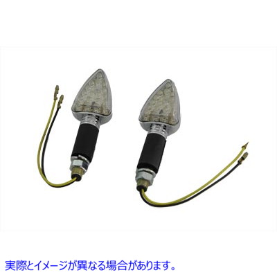 33-0847 LED 矢印マーカー ランプ (アンバー LED 付き) 取寄せ Vツイン LED Arrow Marker Lamp with Amber LED (検索用／